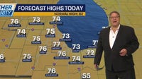 Forecast: More lovely temps, choppy waters in Lake Michigan