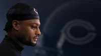 Bears training camp report: Defense wins on 'Wet Ball Day,' behind playmaker Coby Bryant