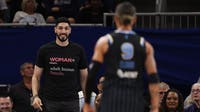 Enes Kanter Freedom ejected from Fever-Sky game after he was confronted by Sky's Cloud