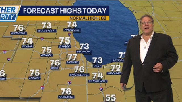 Chicago weather: More lovely temps, choppy waters in Lake Michigan
