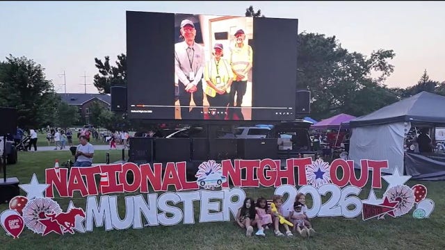 Munster celebrates National Night Out with fireworks, family fun and community policing