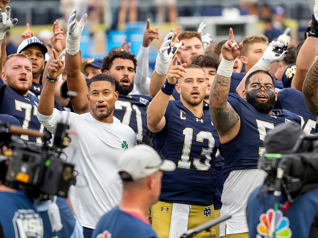 'I have scars': How a 52-0 win is all about baby steps for Notre Dame football