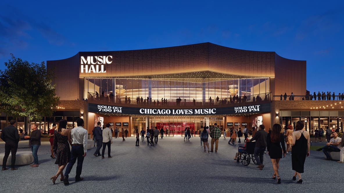 PHOTOS: First look inside new Music Hall coming to United Center campus