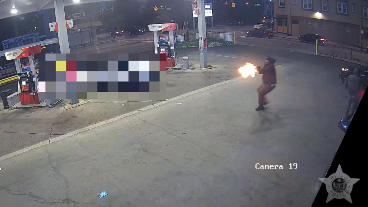 Chicago police release surveillance video of fatal gas station shooting