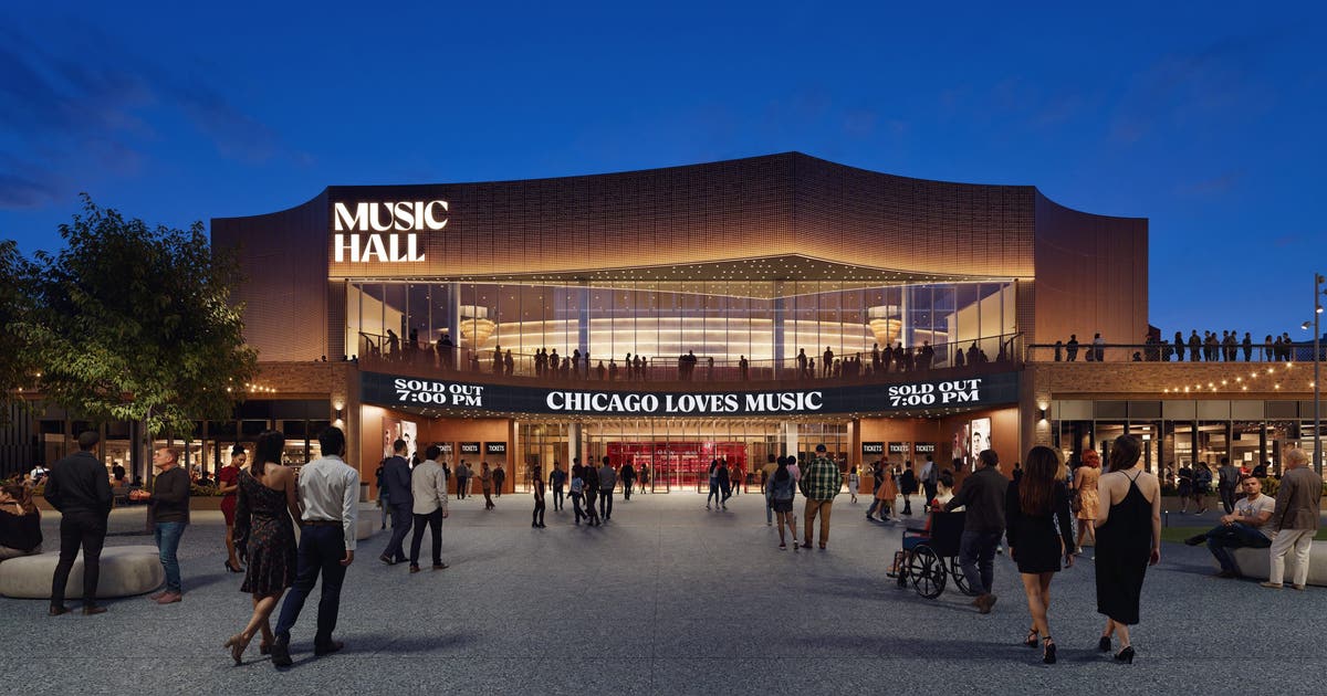 PHOTOS: First look inside new Music Hall coming to United Center campus