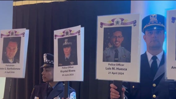 Chicago Police Memorial Foundation honors 608 fallen officers at Soldier Field