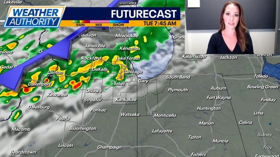 Chicago weather: Daily rain chances through at least Thursday for Chicagoland