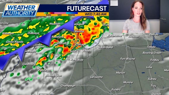Chicago weather: Rain and a few storms move in tonight