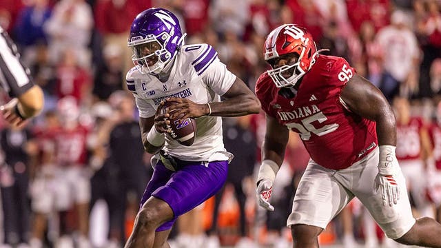 Northwestern football comes up a few plays short in upset bid of No. 5 Indiana