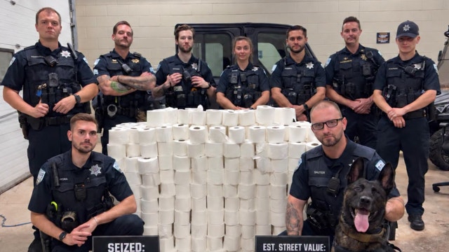 Plainfield police seize 650 toilet paper rolls from Homecoming hijinks