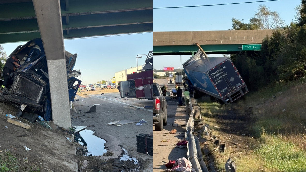 Crash involving Amazon truck reported on I-65 in Indiana