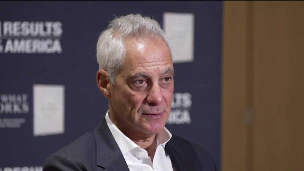 Rahm Emanuel returns to Chicago, talks mentorship, Bears stadium and political future
