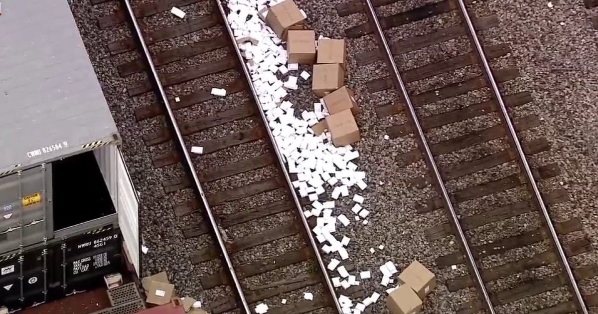 Chicago freight train burglary: About 20 people believed involved, officials say