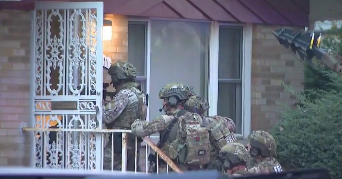 Law enforcement swarms Dixmoor neighborhood; several taken into custody