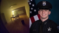 Video shows Aurora police officer rescuing sleeping man from burning home