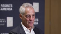 Rahm Emanuel returns to Chicago, talks mentorship, Bears stadium and political future