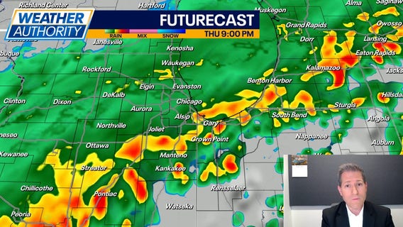Chicago weather: Another round of soaking rain before sunshine returns Friday