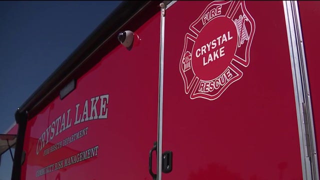 Crystal Lake Fire Rescue unveils nation's first accessible fire safety trailer