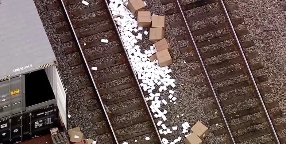 Chicago freight train burglary: About 20 people believed involved, officials say