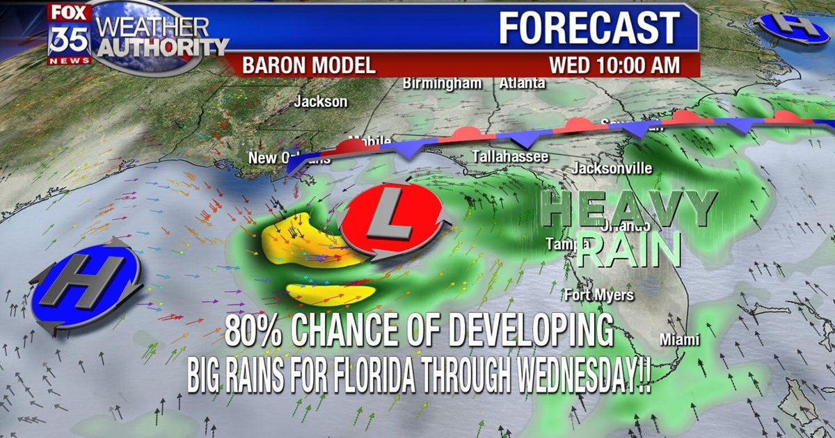 Tropical depression could form in the Gulf of Mexico this week, chances ...