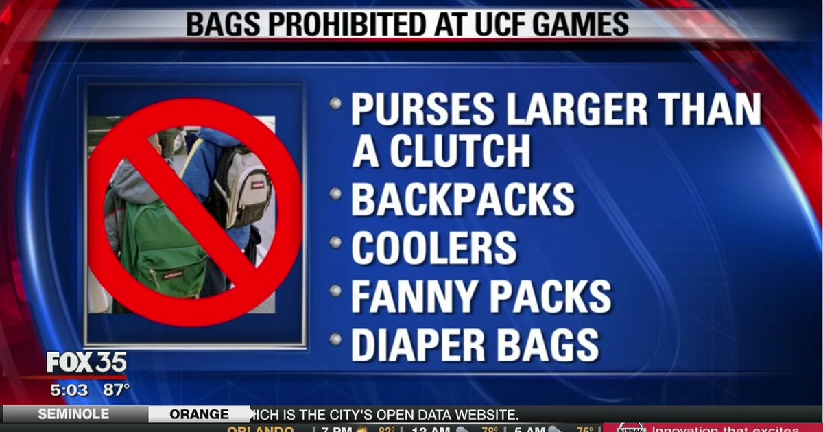 New changes to what you can bring to UCF football games | FOX 35 Orlando