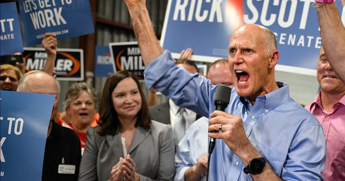Rick Scott takes rare lead in last-minute Florida Senate poll, as toss ...