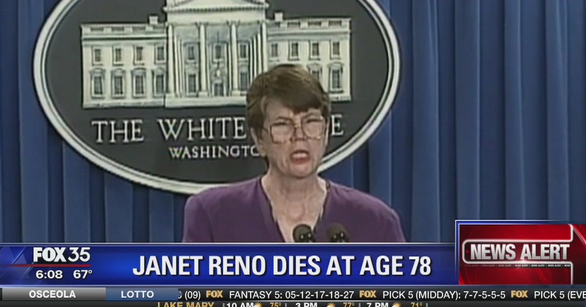 Former US attorney general Janet Reno dies at 78 | FOX 35 Orlando