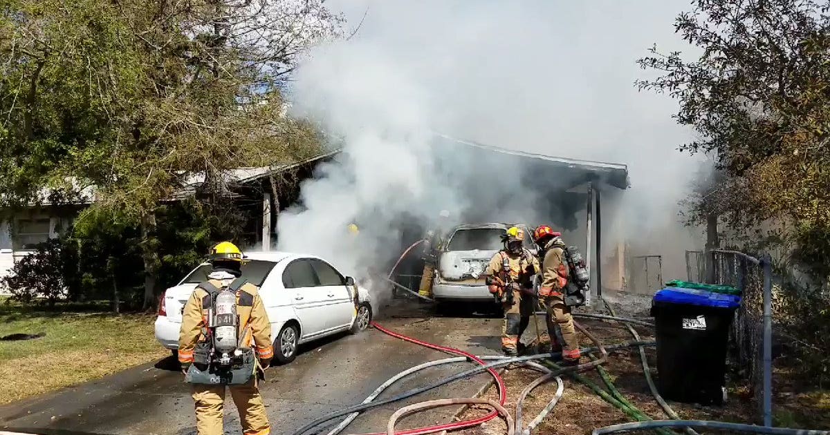 Family, dogs escape massive house fire in Pine Hills | FOX 35 Orlando