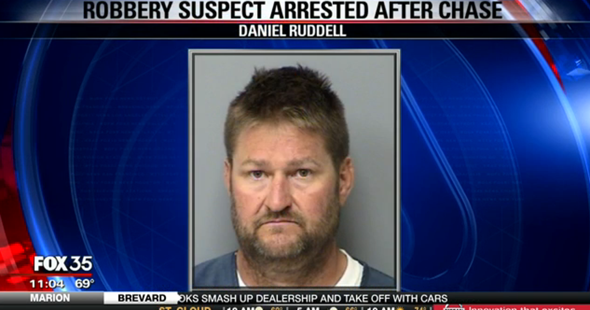 Armed robbery suspect in custody after high speed chase | FOX 35 Orlando