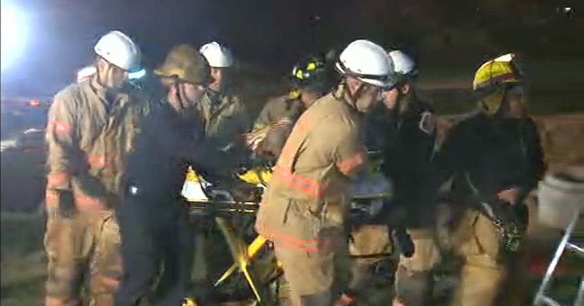 Rescue crews free man trapped in trench | FOX 35 Orlando