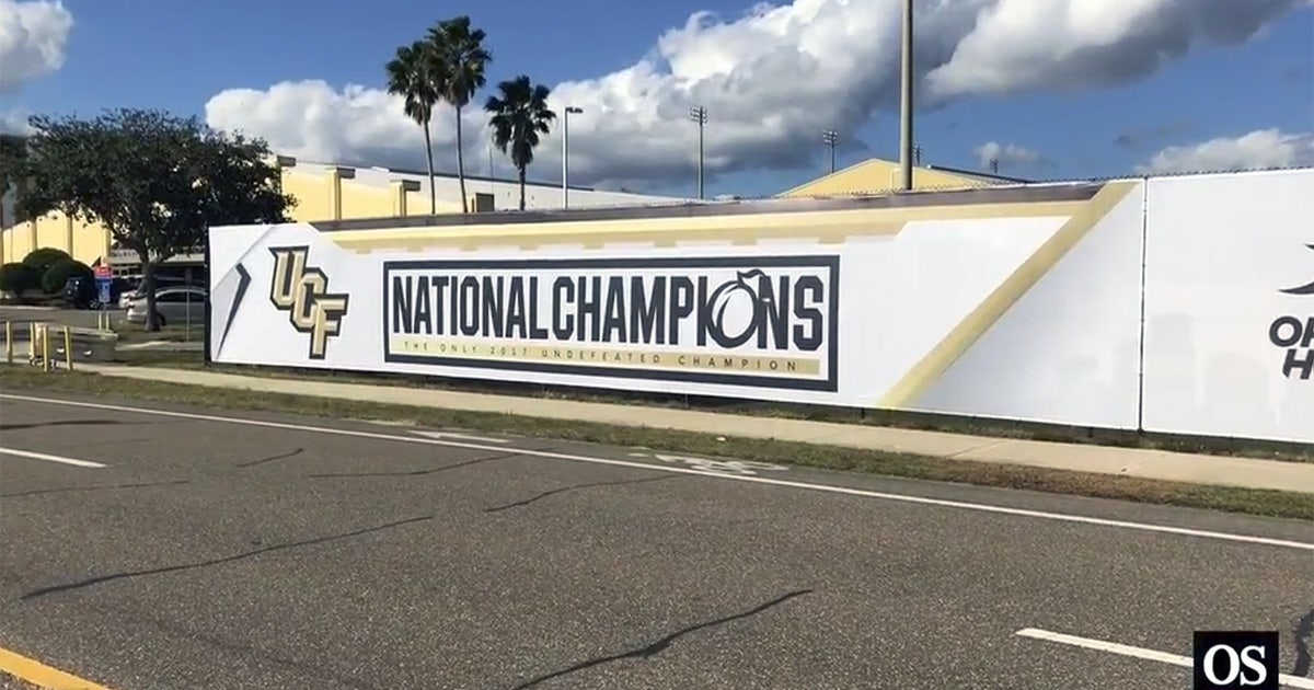 Banners declare UCF national champs | FOX 35 Orlando