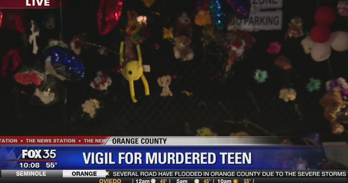 Vigil held for teen killed walking to school | FOX 35 Orlando