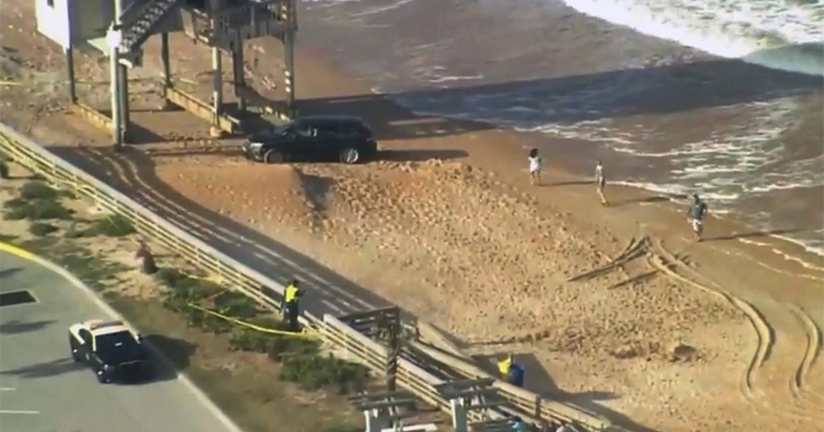 4 children recovering after SUV plows through fence, falls onto beach ...