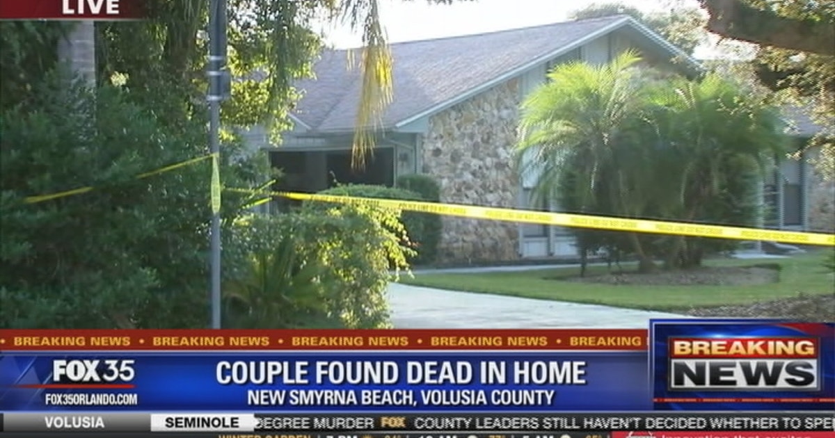 Elderly couple found dead inside New Smyrna Beach home | FOX 35 Orlando