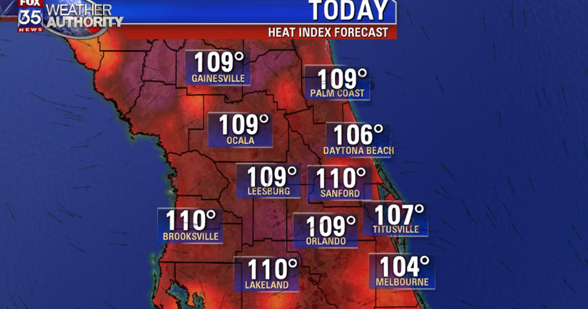 'Dangerous' heat advisory in effect for Central Florida, heat index ...