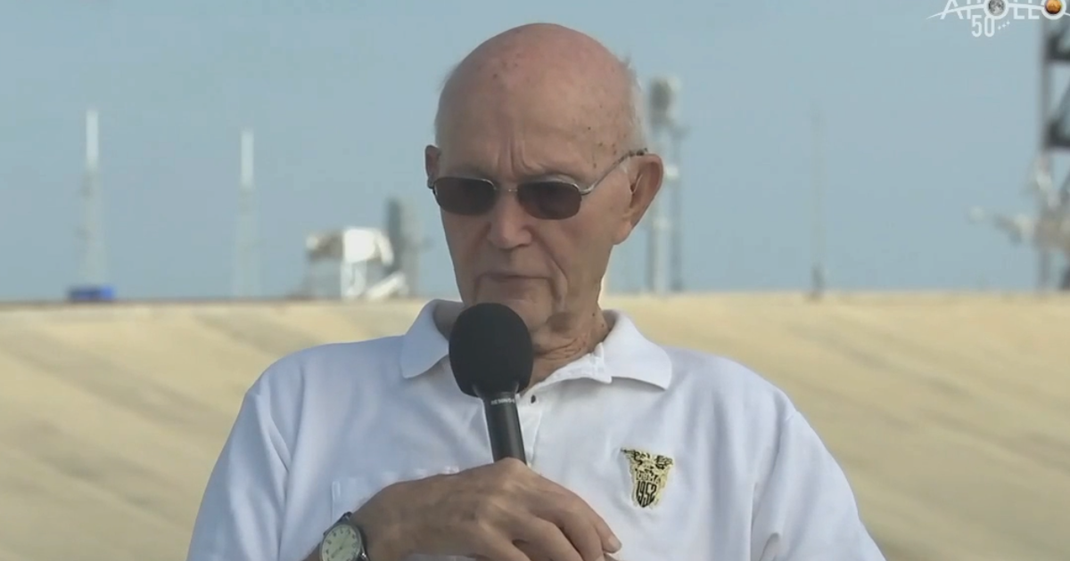 Apollo 11 astronaut returns to launch pad 50 years later | FOX 35 Orlando