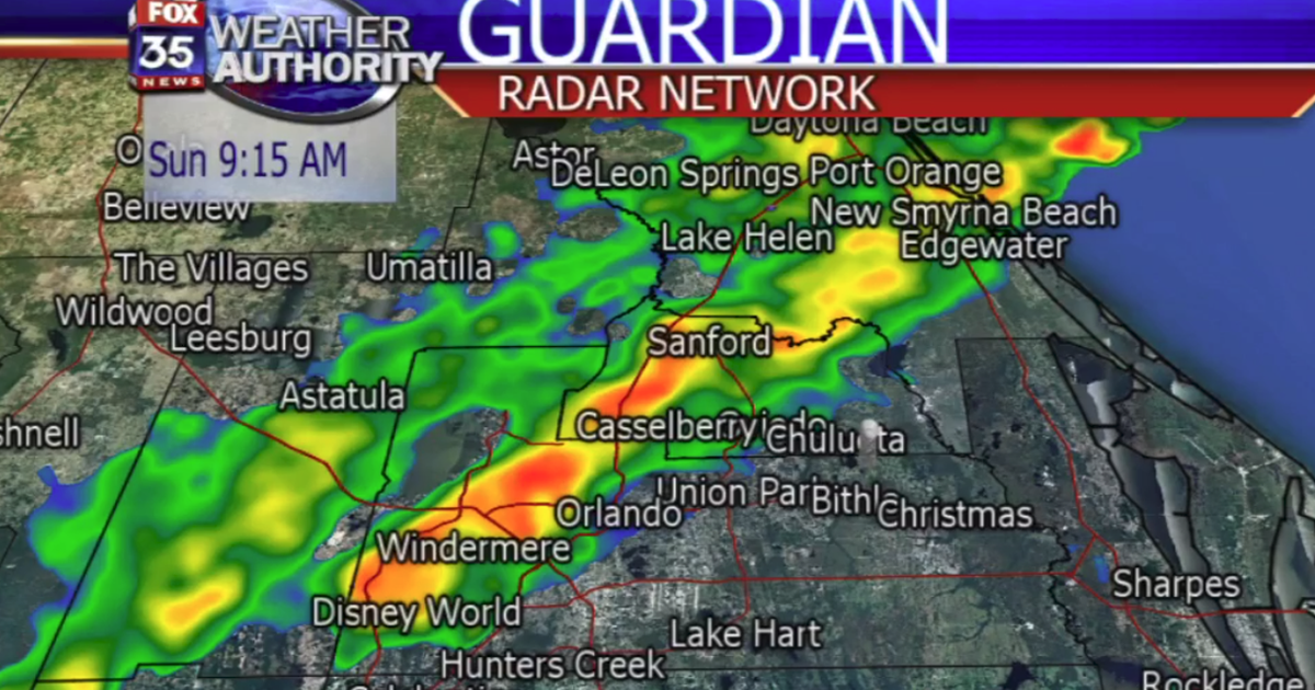 Tropical moisture brings rain to Central Florida on Sunday | FOX 35 Orlando