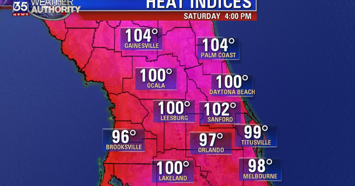 Extreme heat! Heat indices to reach over 100 degrees in Central Florida ...