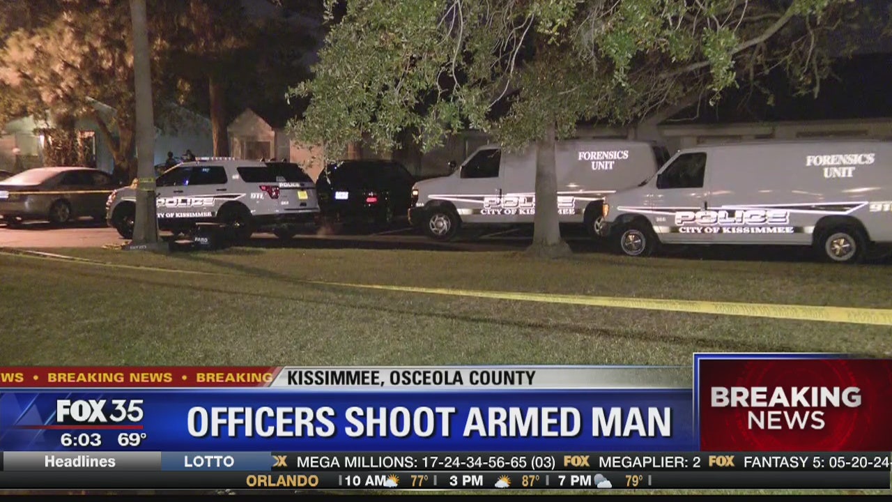 Kissimmee police officers shoot suspect in leg