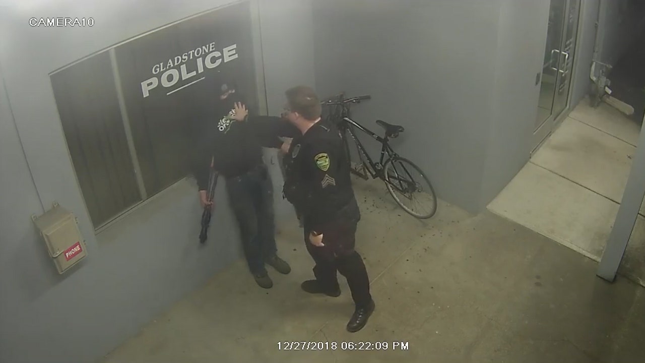 Guy Tries To Steal Bike With Knife Oregon man tries to steal bike right outside police station | FOX 35