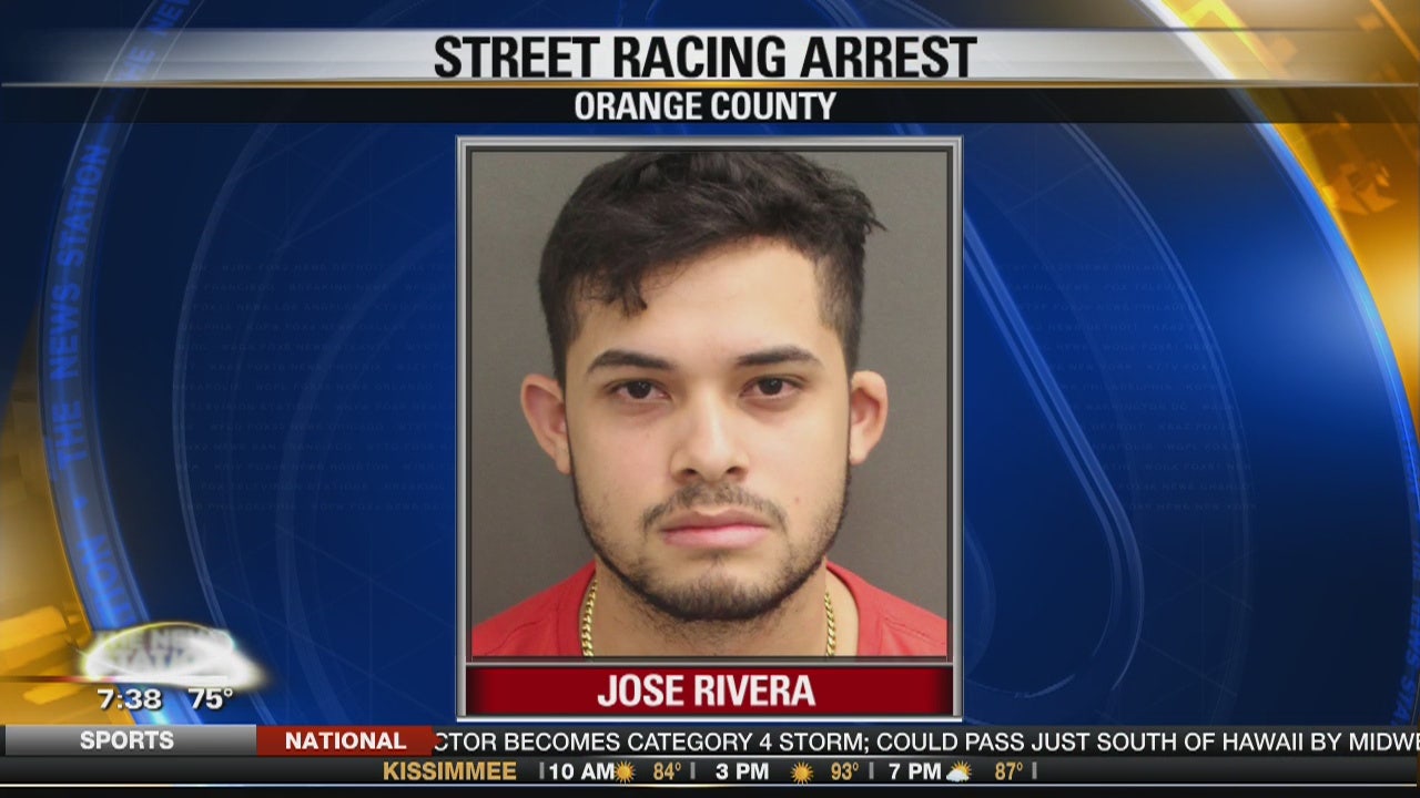 Accused street racer arrested in Orange County
