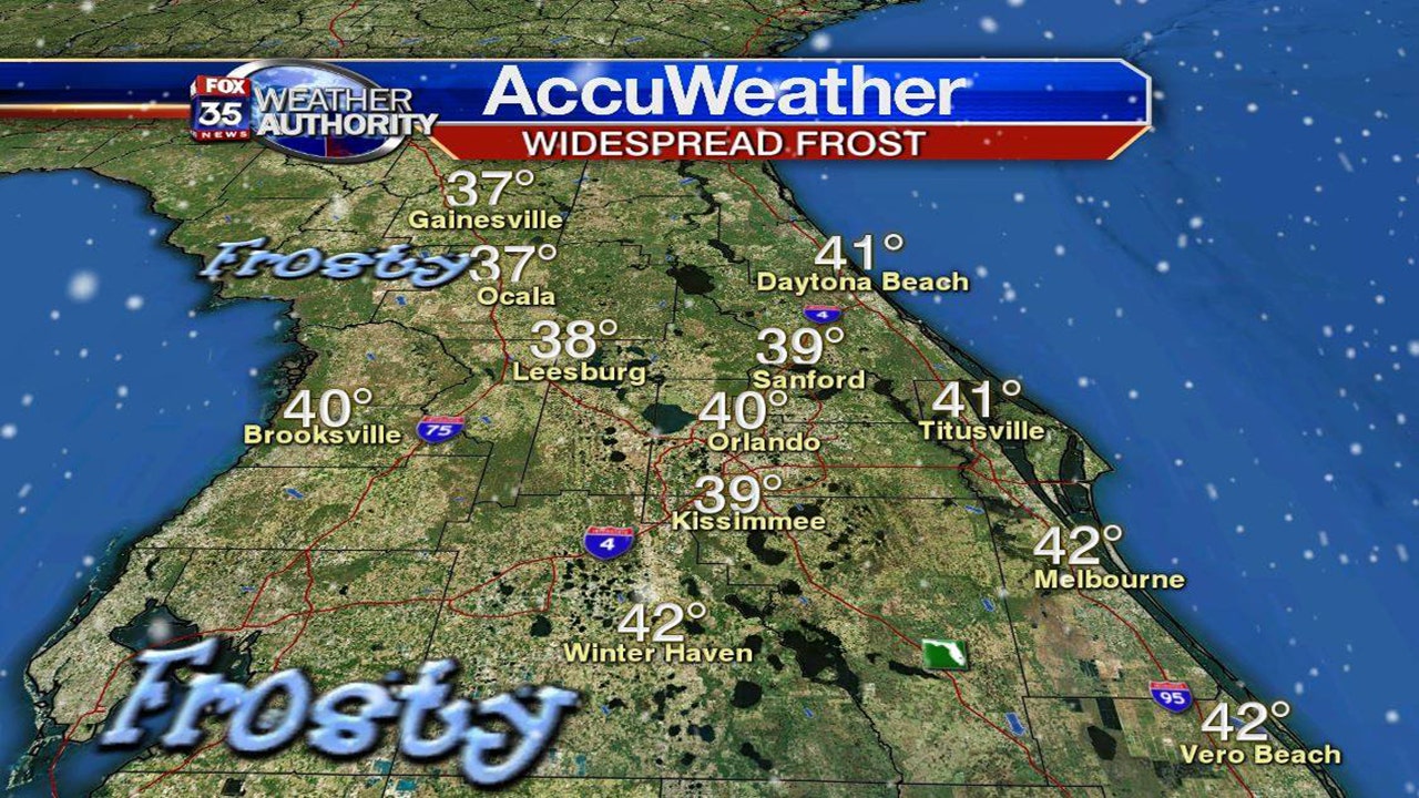Frost Advisory for all of Central Florida