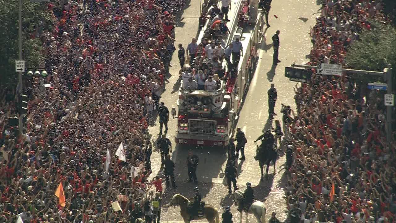 More than 750,000 attendees at Astros championship parade