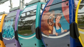 Disney World unveils colorful gondolas, which will transport guests between parks and hotels