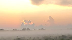 Florida man spots 'firefighter running toward angel' in clouds on September 11