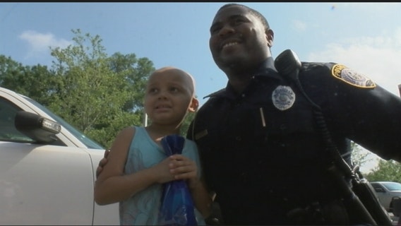 Gainesville police officer holds fundraiser to send girl with cancer to Disney