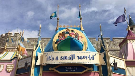 Thanks to MagicBand, Disney's "small world" ride has personalized goodbye