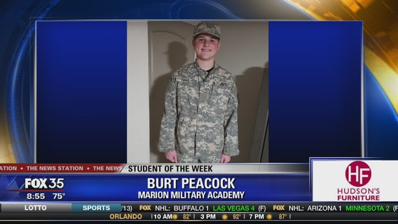 Student of the Week: Burt Peacock