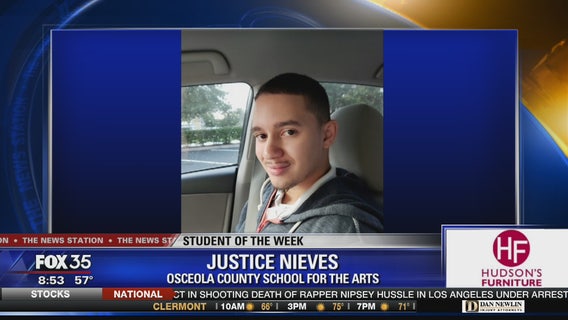 Student of the Week: Justice Nieves