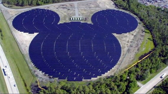 Disney to harness solar power with help of Duke Energy